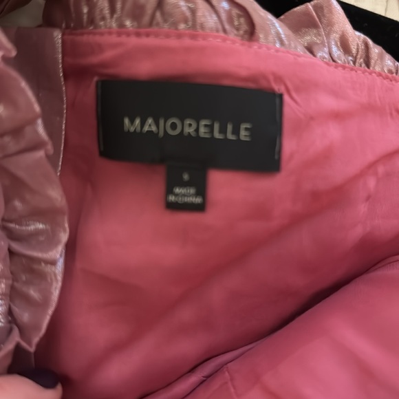 MAJORELLE pink bustier crop top size SMALL - Picture 3 of 3